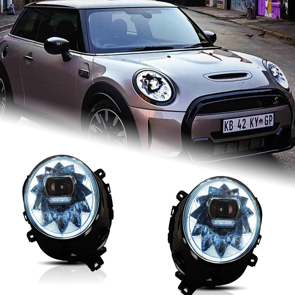 AKD Car Lights For F56 Mini Cooper F55 2014-2021 LED Auto Headlights Assembly Upgrade Bentley Design Dynamic Signal Lamp Accessories