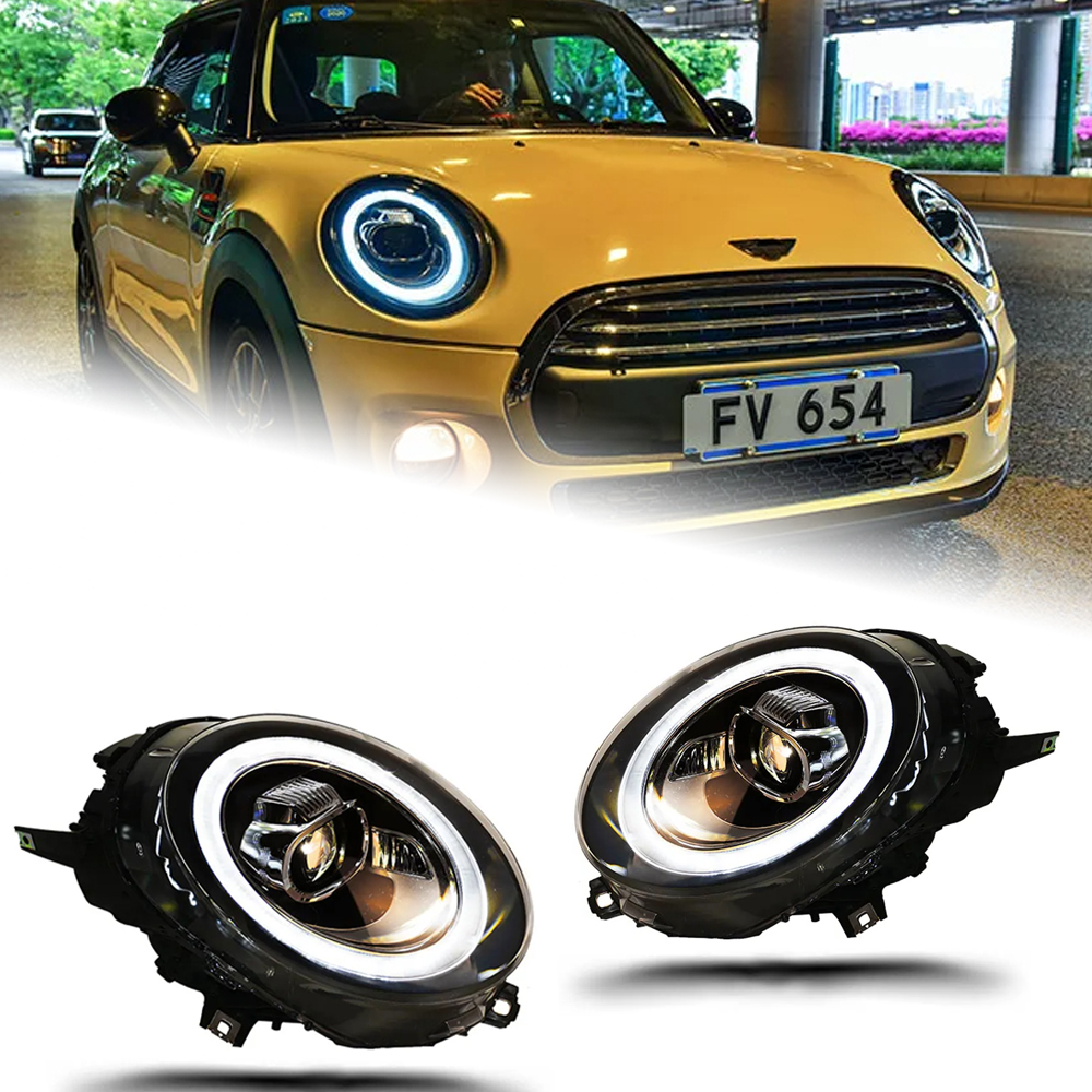 AKD Car Styling for MINI F56 Headlights 2014-2019 F54 F55 F56 F57 LED Headlight DRL Head Lamp LED Projector Beam Accessories