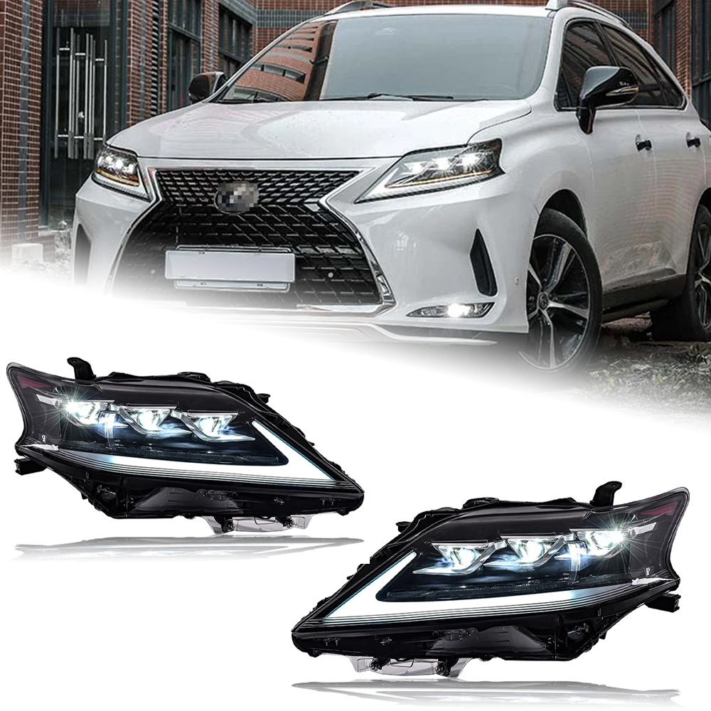 AKD Car Styling Head Lamp for Lexus RX270 Headlights 2009-2015 RX350 LED Headlight RX330 RX400 DRL Signal Projector Accessories