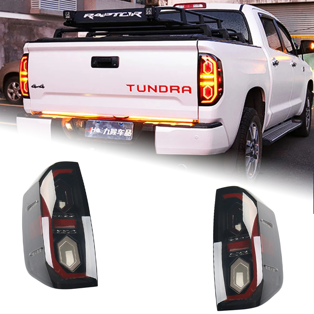 AKD Tail Lamp for Toyota Tundra LED Tail Light 2014-2019 Tundra Rear Fog Brake Turn Signal Automotive Accessories