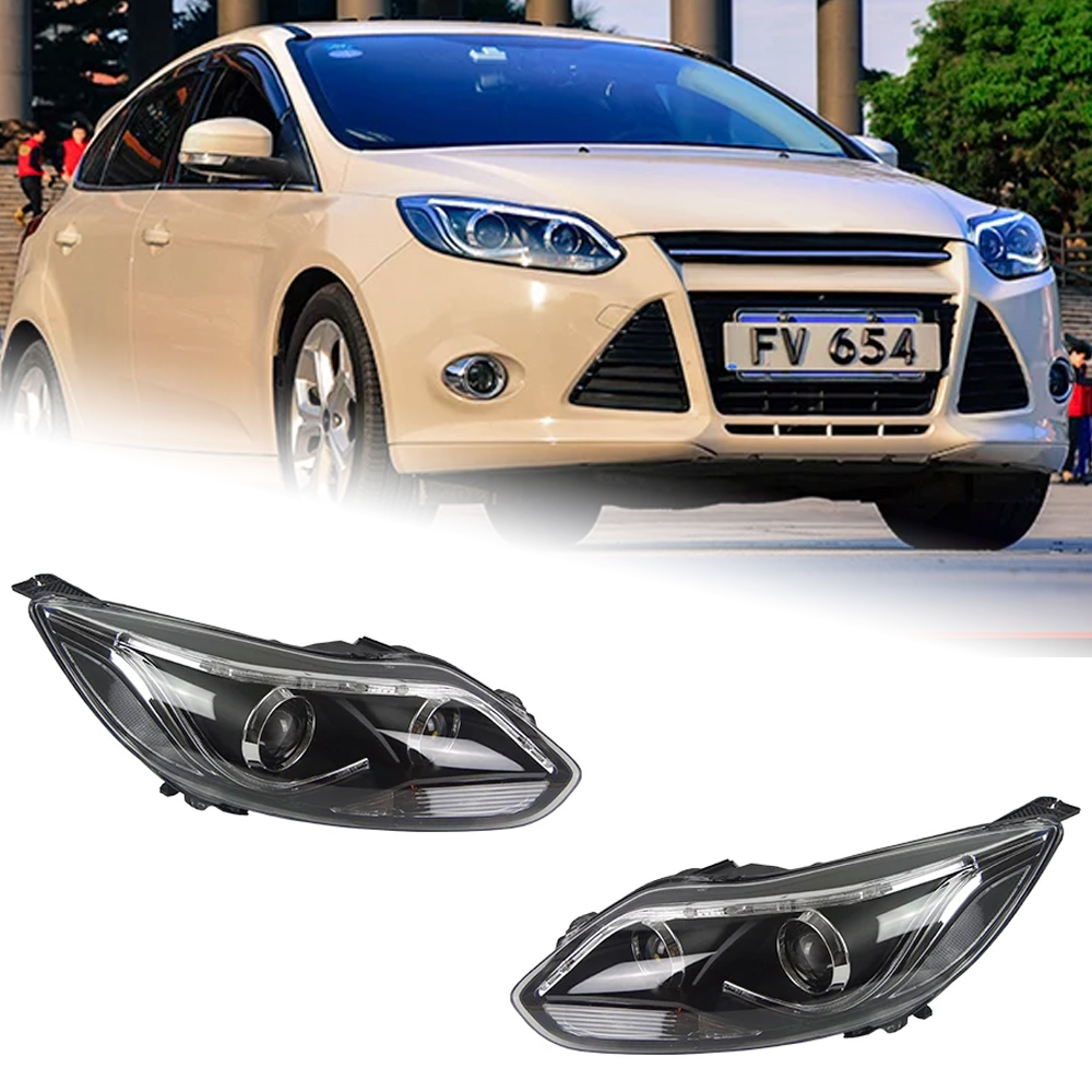 AKD Car Styling for Ford Focus Headlights 2012-2014 Focus 3 LED Headlight DRL Hid Head Lamp Angel Eye Bi Xenon Beam Accessories