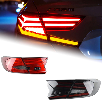 AKD Car Styling for Honda Accord Tail Light 2018-2022 New Accord LED Tail Lamp Rear Lamp DRL Signal Brake Reverse auto Accessories