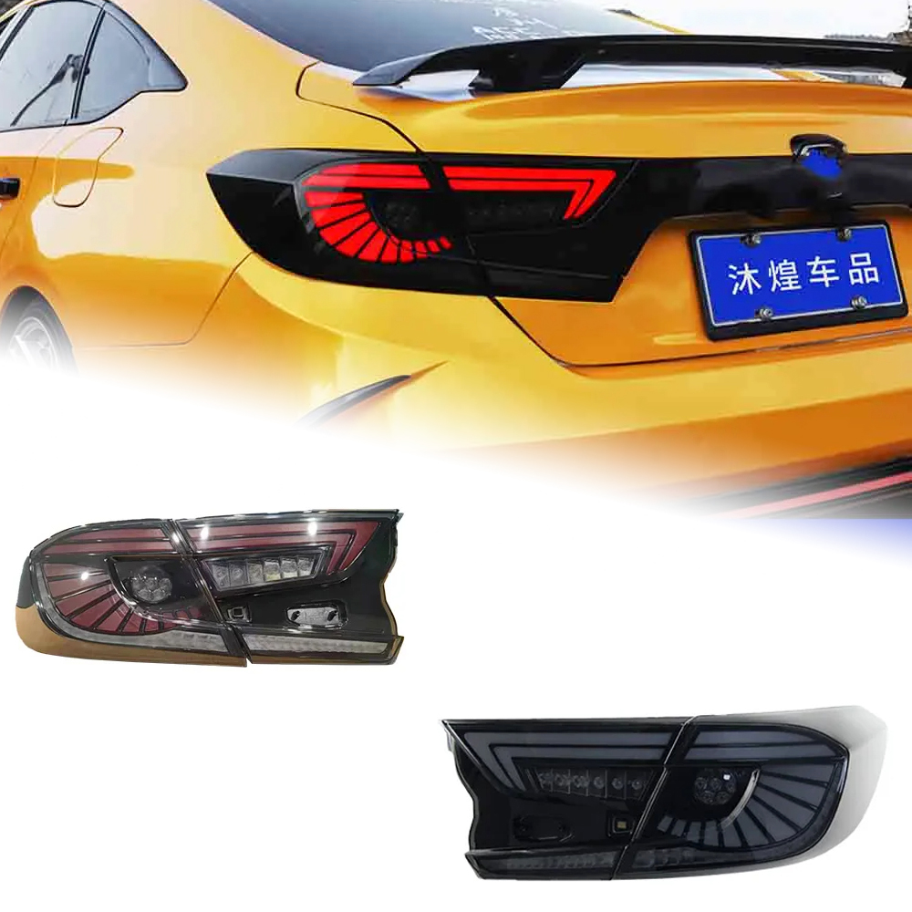 AKD Car Lights for Honda Accord X 2018-2022 10th LED Auto Taillights Upgrade Eagle Eyes Design Dynamic High Brightness Lamp Accessories