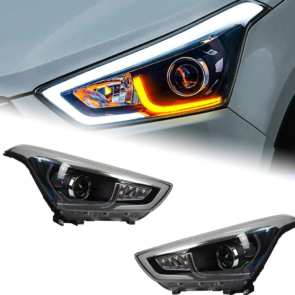 AKD Car Styling Head Lamp for Hyundai Creta Headlights 2014-2018 New IX25 LED Headlight DRL Hid Bi Xenon Auto Accessories