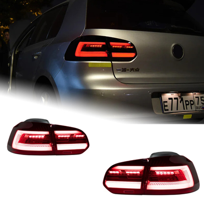 AKD Tail Lights For VW Golf 6 MK6 2009-2012 Tail Light LED DRL MK8 Style Running Signal Brake Reversing Parking retrofit Facelift