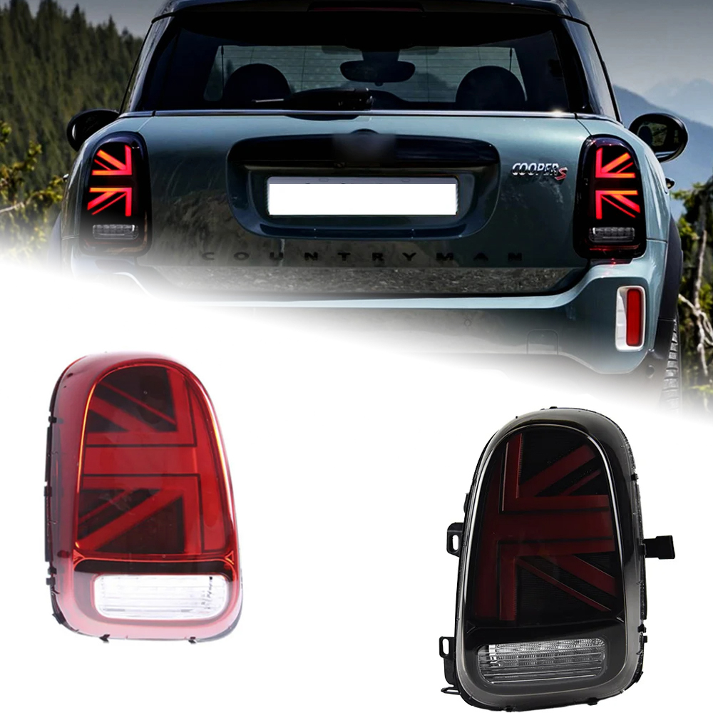 AKD Tail Lamp for MINI Countryman F60 Tail Lamp LED Tail Light 2014-2021 F60 Rear Fog Brake Turn Signal Automotive Accessories