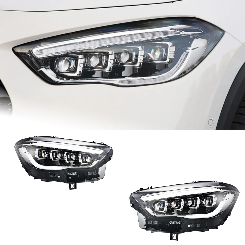 AKD Car Front Headlight For Benz GLA200 220 260 LED Headlights 2020-2022 Styling Dynamic Turn Signal Lens Automotive Accessories