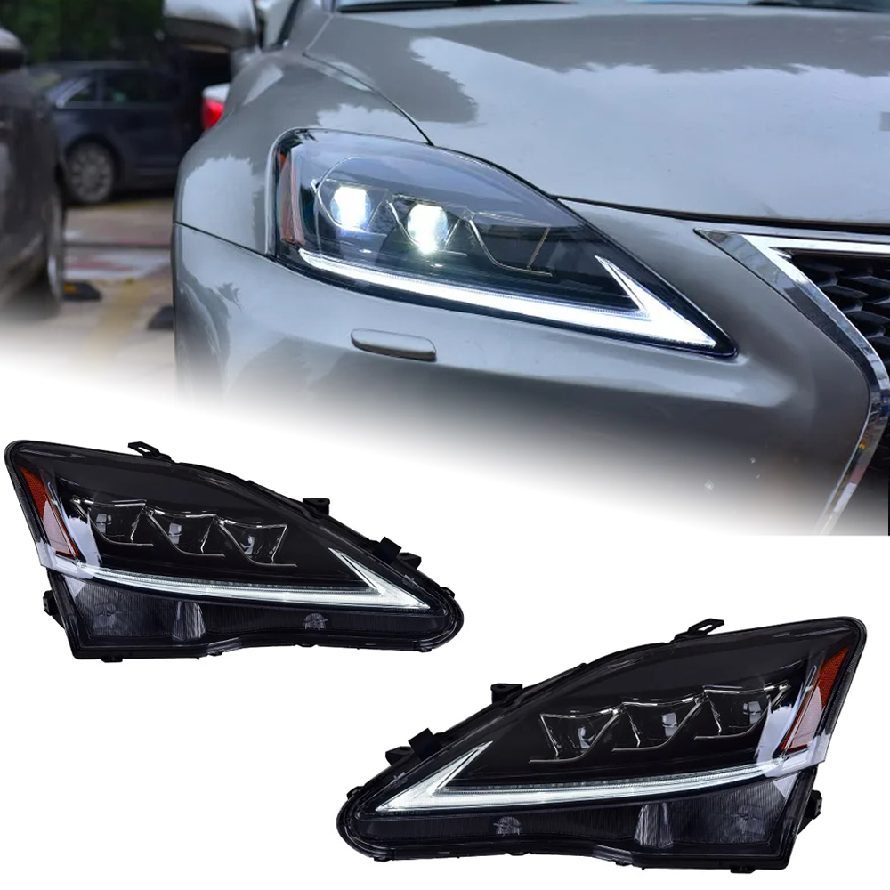 AKD Car Styling Head Lamp for Lexus IS250 Headlights 2006-2012 IS300 LED Headlight DRL Signal Lamp Hid Bi Xenon Auto Accessories