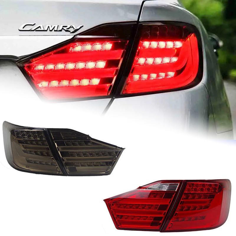 AKD Car Styling for Toyota Camry Tail Lights 2012-2014 Camry V50 LED Tail Lamp LED DRL Signal Brake Reverse auto Accessories