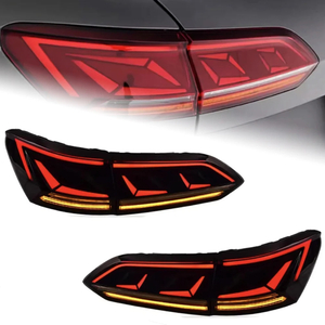 AKD Car Lights for VW Touareg LED Tail Light 2019-2023 Touareg Rear Fog Brake Turn Signal Automotive Accessories