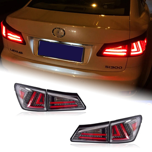 AKD Tail Lamp for Lexus is250 LED Taillight 2006-2012 is300 is350 Rear Fog Brake Turn Signal Automotive Accessories