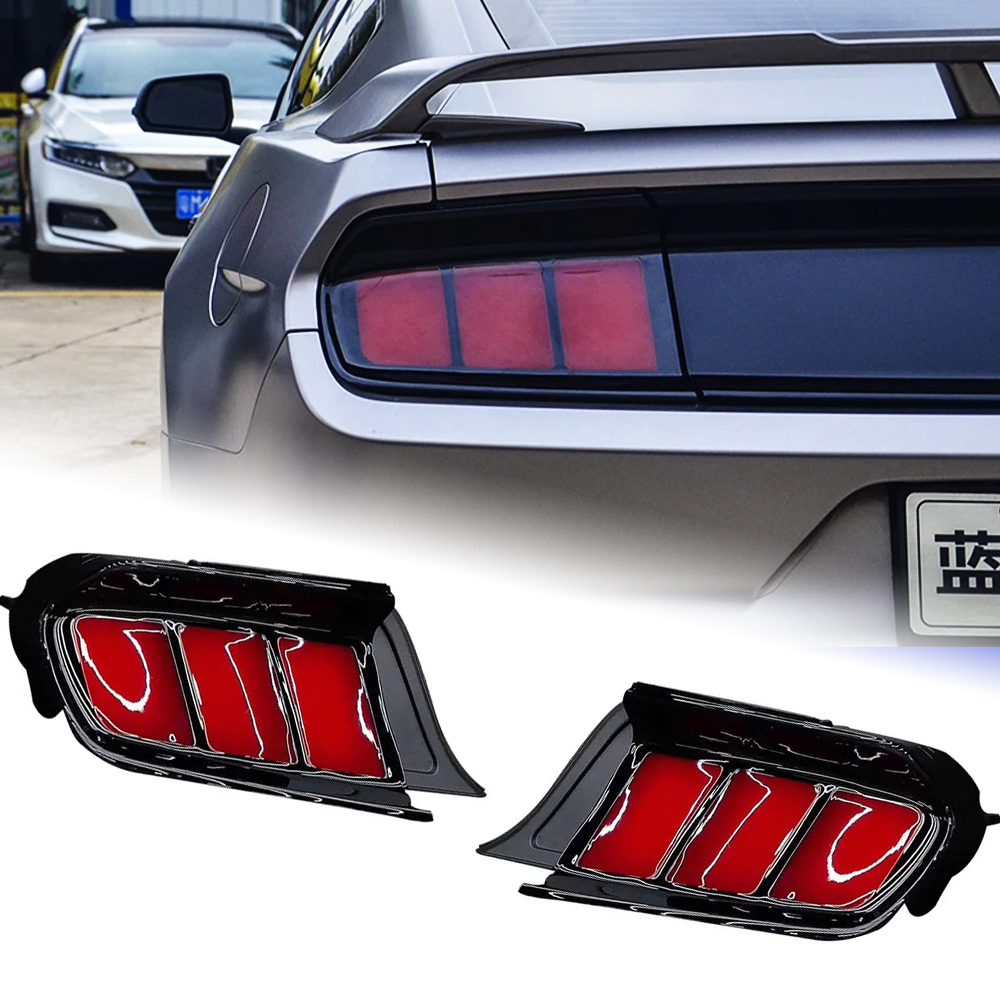 AKD Car Styling for Ford Mustang Tail Lights 2015-2019 Dynamic Signal Tail Lamp LED Tail Light DRL Brake Reverse auto Accessories