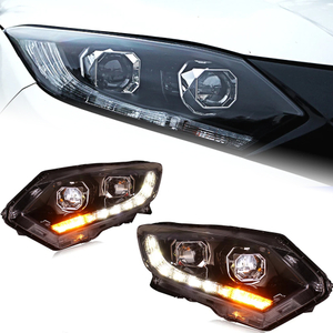 AKD Head Lamp for Honda HR-V LED Headlight 2015-2019 Headlights HRV Vezel DRL Turn Signal High Beam Angel Eye Projector Lens