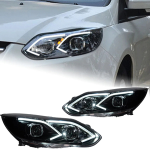 AKD Car Styling Headlights for Ford Focus LED Headlight Projector Lens 2012-2014 Focus 3 DRL Head Lamp Automotive Accessories