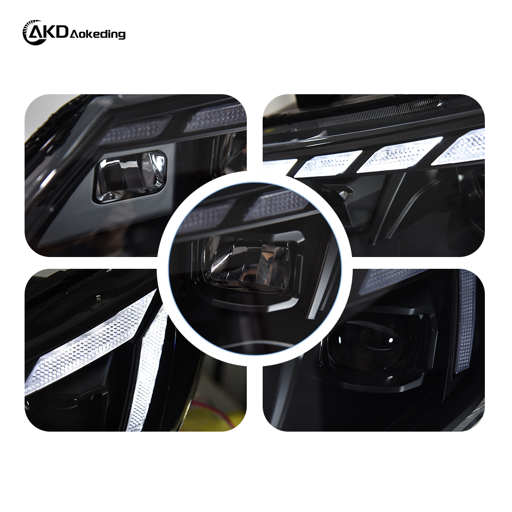 AKD Headlight Assembly Retrofit for 2012-2015 Civic Models with LED Laser Sequential Turn Signals, Daytime Running Lights, And Bi-xenon Projector Lenses.