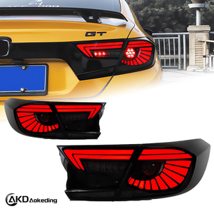 AKD Car Lights for Honda Accord X 2017-2021 10th LED Auto Taillights Upgrade Eagle Eyes Design Dynamic High Brightness Lamp Accessories