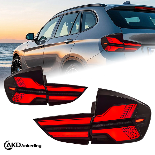 AKD Taillight Assembly for BMW X1 E84 Models, 2011-2014, Featuring New LED Dynamic Sequential Turn Signals.