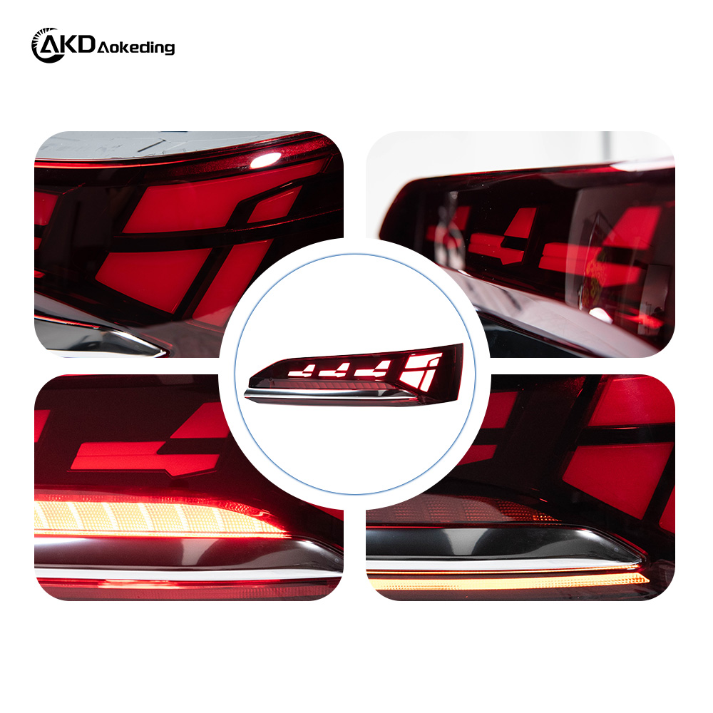 AKD Is Suitable for Retrofitting The Taillight Assembly of 2020-2025 Audi Q7 with New LED Dynamic Daytime Running Lights And Sequential Turn Signals.