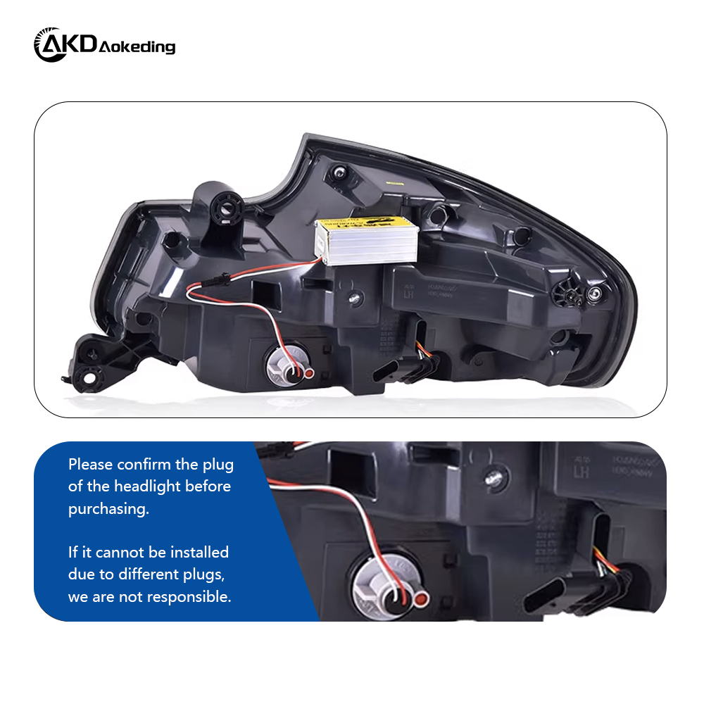 AKD Taillight Assembly Upgrade for 2014-2020 BMW 2 Series F22 Models, Featuring LED Daytime Running Lights, Brake Lights, Reversing Lights, And Sequential Turn Signals.