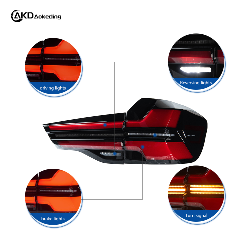 AKD Taillight Assembly for 2018-2020 BMW X3 G01G08, Modified with LED Sequential Turn Signals for The New X5 Model.