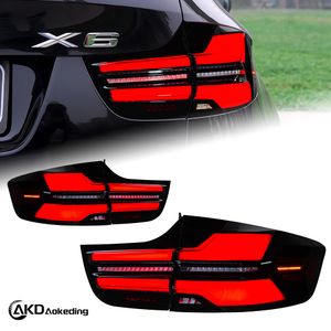 AKD Taillight Assembly for 2008-2014 BMW X6 E71, Upgraded with LED Taillights, Daytime Running Lights, And Sequential Turn Signals.