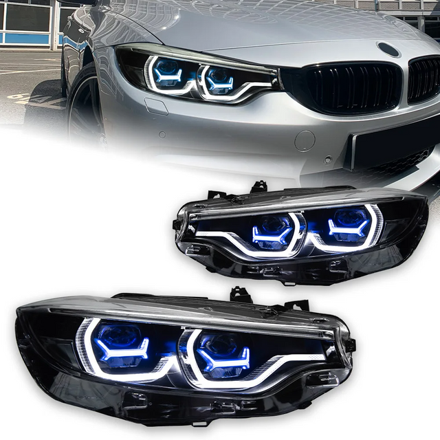 AKD Car Lights for BMW F32 LED Headlight 2012-2019 Laser Style DRL 425i 428i 430i 435i Signal Head Lamp Automotive Accessories