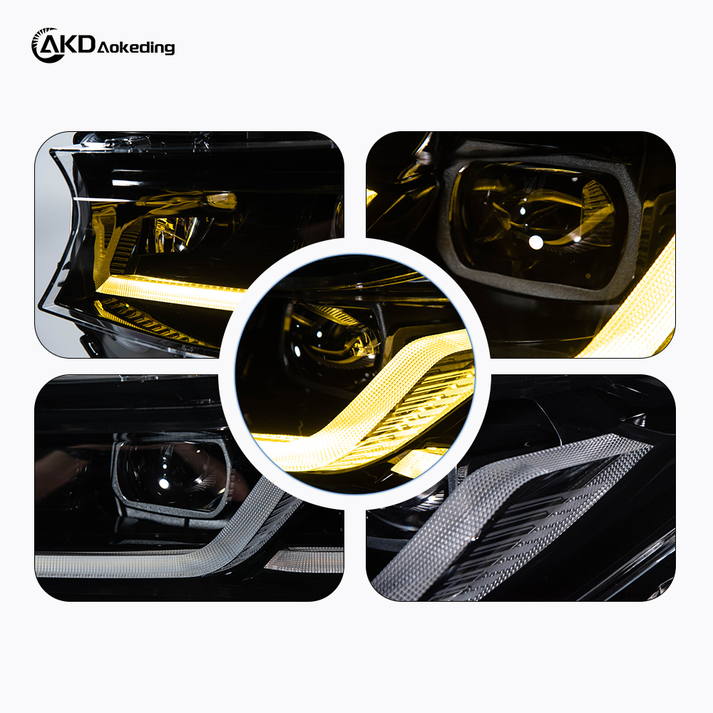 AKD Headlight Assembly Upgrade for 2017-2021 BMW 6 Series GT Models: LED Laser Sequential Turn Signals, Daytime Running Lights, And Bi-xenon Projector Lenses.