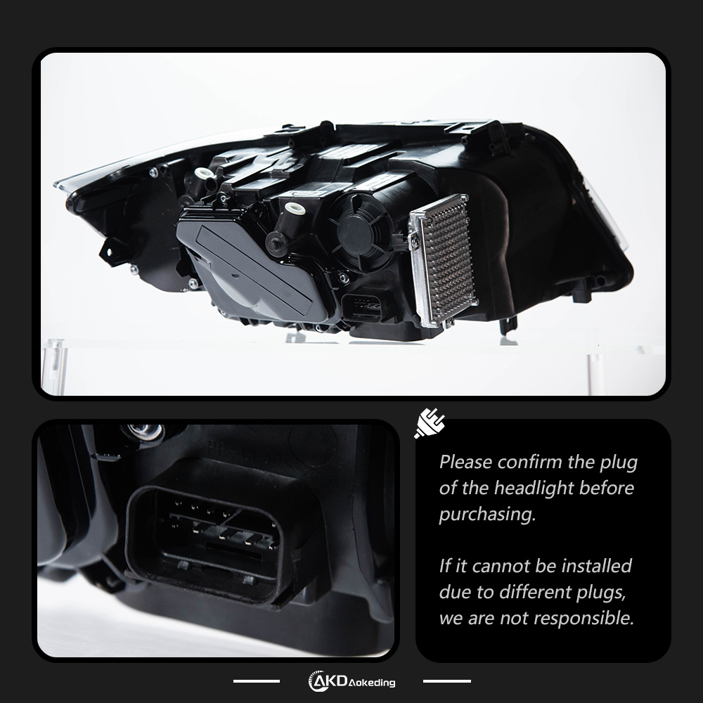 AKD Car Styling Head Lamp For BMW E90 Headlights 2005-2012 LED Headlight Projector Animation Projector Lens DRL Signal Automotive Accessories