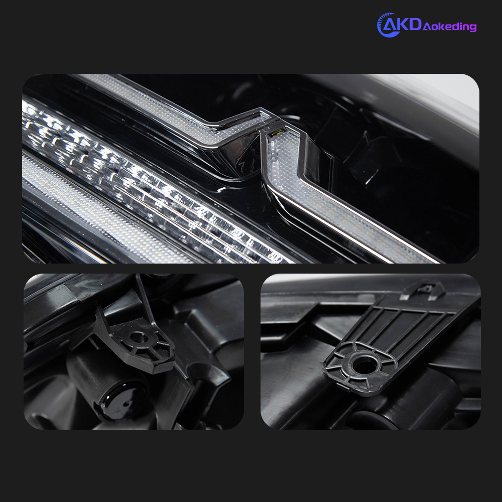 AKD Car Styling Head Lamp for VW Amarok Headlights 2010-2020 LED Headlight Projector Lens DRL Signal Animation Auto Accessories