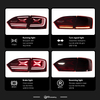 AKD Suitable for Volkswagen Sagitar LED taillight assembly 12-14 models modified and upgraded 24 models to turn and turn Jetta