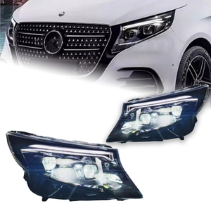 AKD Car Styling Head Lamp for Benz Vito Headlights 2016-2023 W447 LED Headlight LED DRL Projector Lens Dynamic Auto Accessories