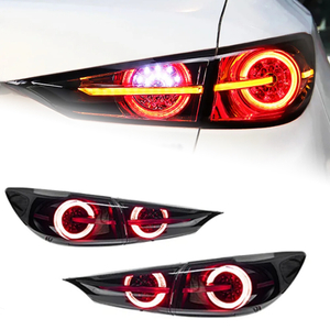 AKD Tail Lamp for Mazda 3 Axela Sedan LED Tail Light 2014-2019 Axela Sedan Rear Fog Brake Turn Signal Automotive Accessories