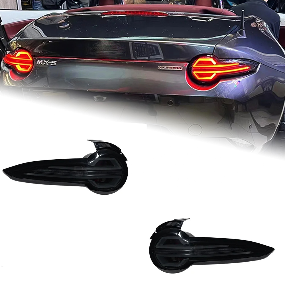 AKD Tail Lamp for Mazda MX-5 LED Tail Light 2015-2020 MX5 Rear Fog Brake Turn Signal Automotive Accessories