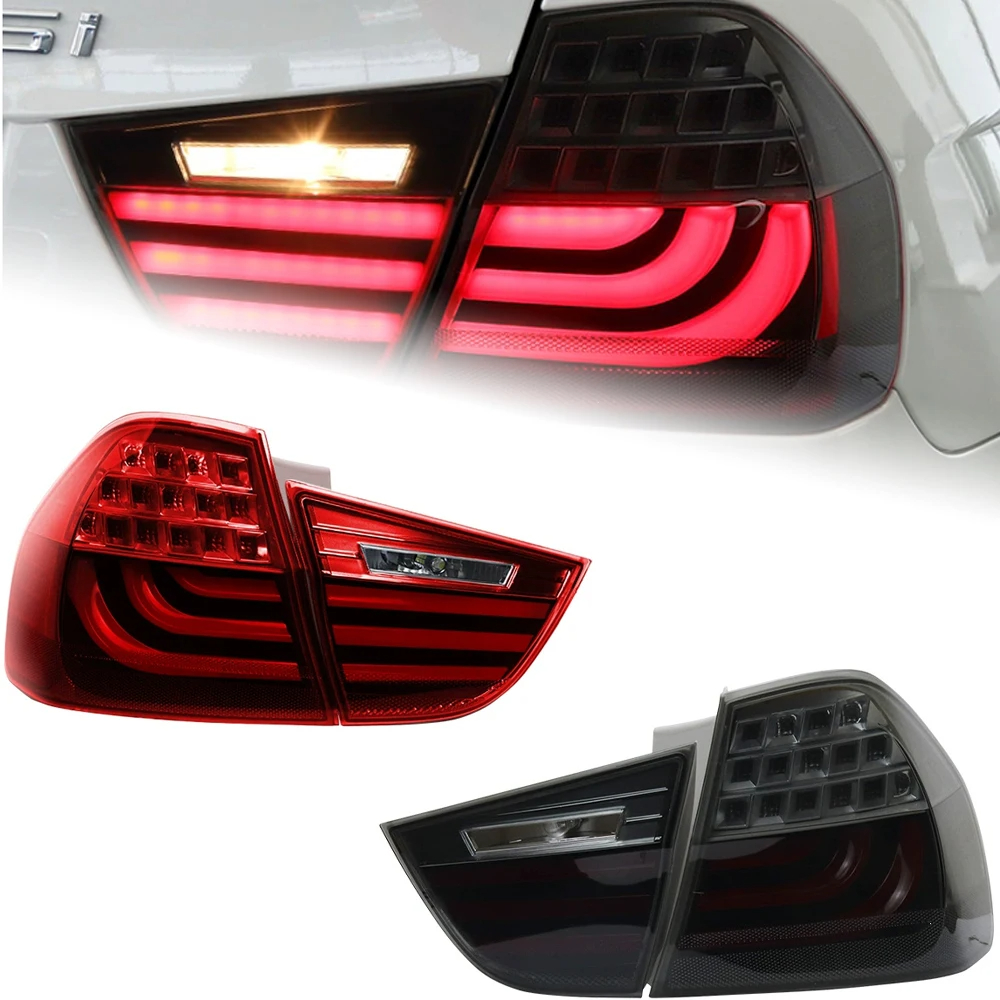 AKD Car Styling for BMW E90 Tail Light 2005-2012 320i 323i325i 330i LED Tail Lamp DRL Signal Brake Reverse auto Accessories