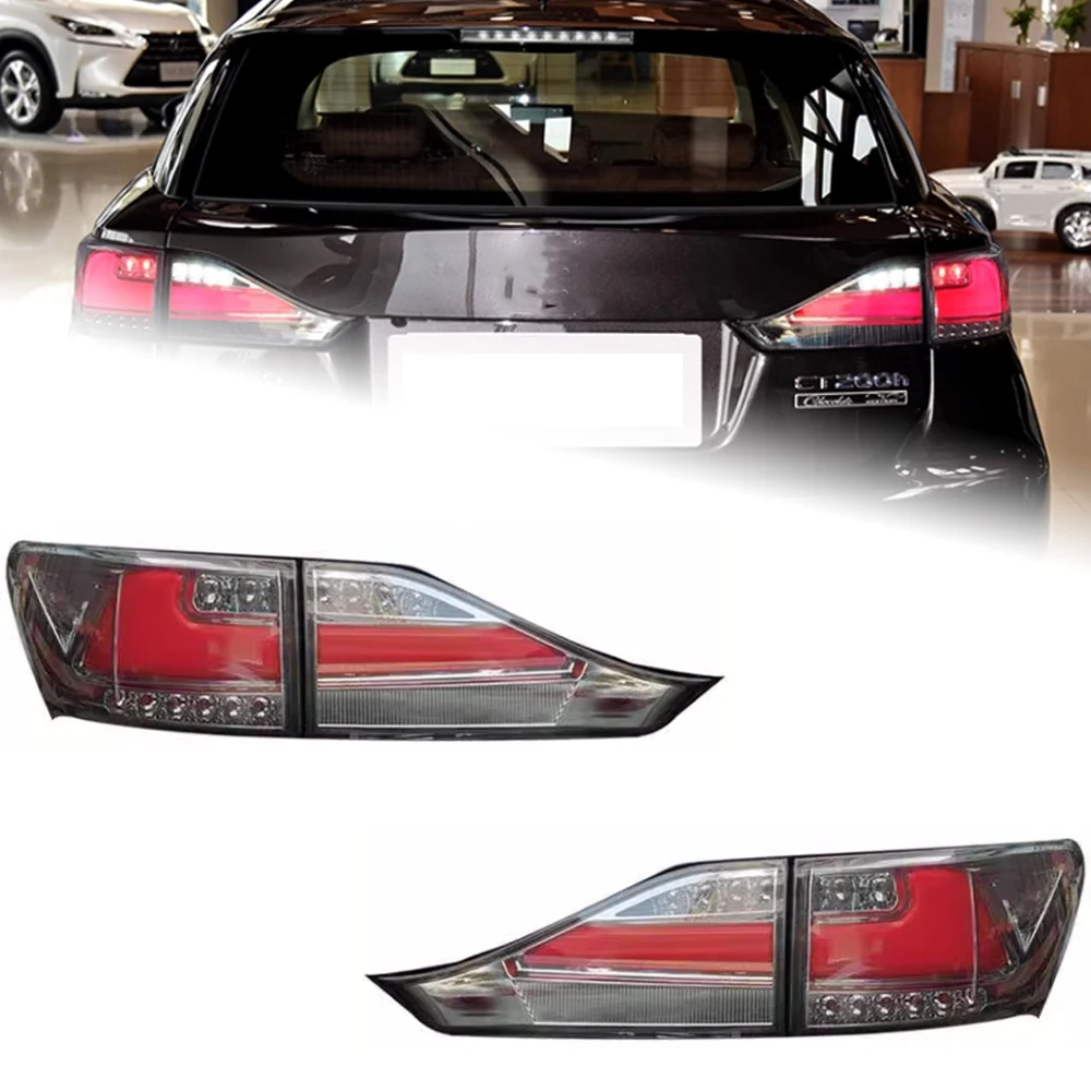 AKD Car Styling for Lexus CT200H Tail Lights 2011-2017 CT200 LED Tail Lamp DRL Dynami Signal Brake auto Accessories