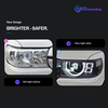 AKD Car Styling for Toyota Land Cruiser Headlights 2016-2021 LC70-LC90 LED Headlight DRL LED Projector Lens Automotive Accessories