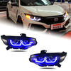 AKD Car Styling for Honda CIVIC X G10 LED Headlight 2016-2020 Civic X LED Headlight LED DRL Hid Head Lamp Angel Eye Bi Xenon Accessories