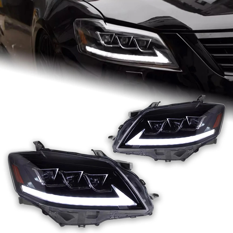 AKD Car Styling for Toyota Camry Classic LED Headlight 2006-2014 Camry Lexus Style Design LED DRL Hid Head Lamp Angel Eye Bi Xenon Accessories