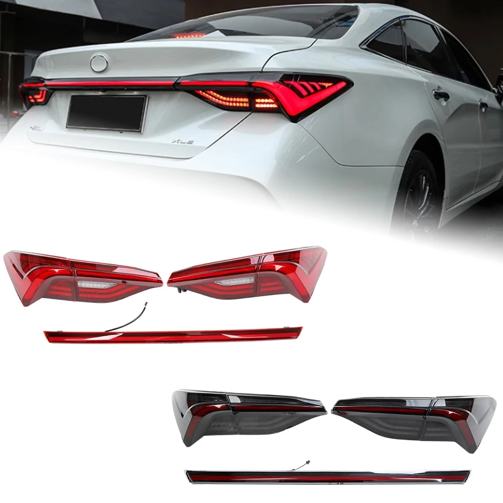 AKD Car Styling Tail Lamp for Toyota Avalon Tail Lights 2018-2023 Avalon LED Tail Light Dynamic Signal Rear Lamp Auto Accesories