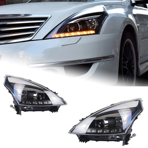 AKD Car Styling for Nissan Teana Headlights 2008-2012 Altima LED Headlight DRL Hid Option Head Lamp Angel Eye Beam Accessories