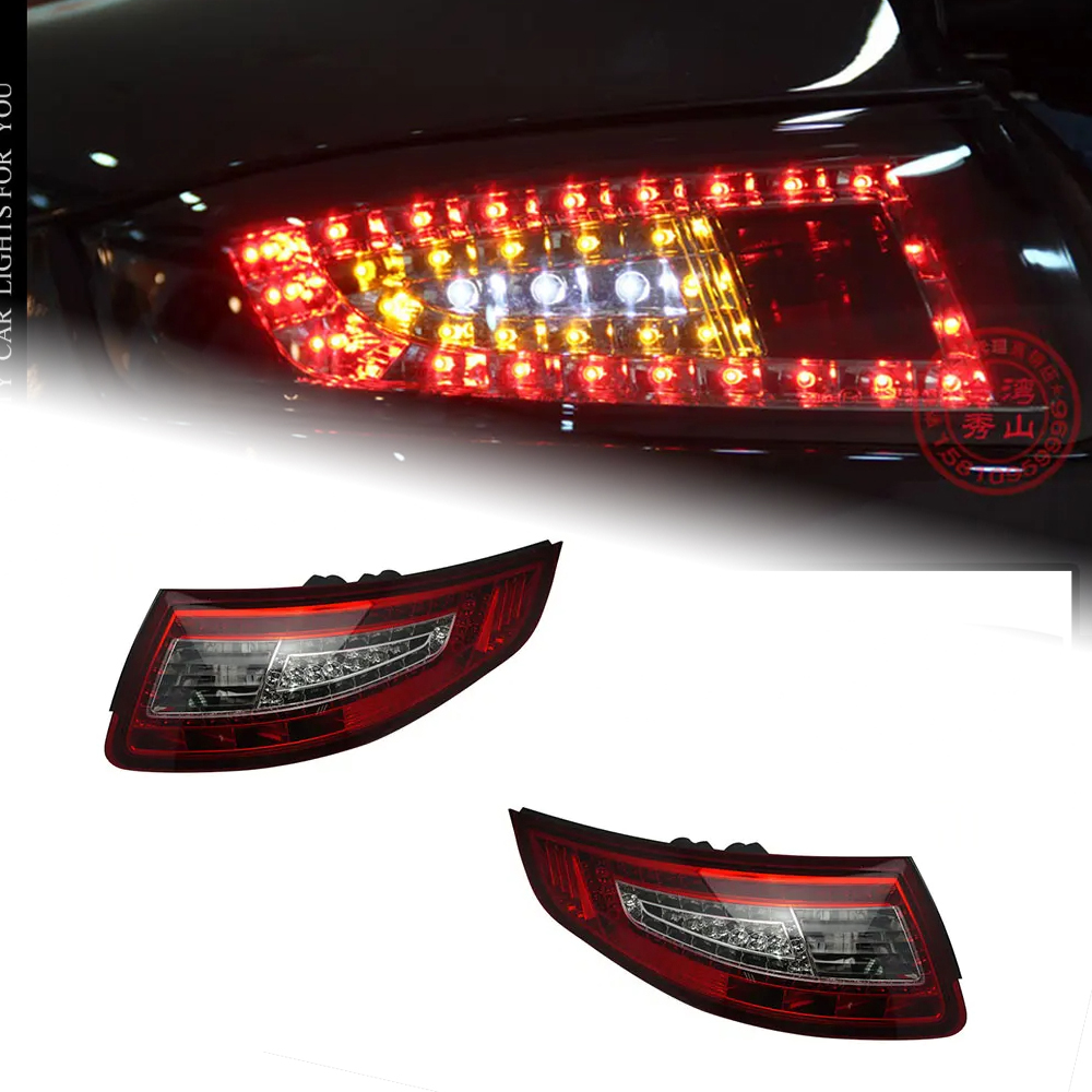 AKD Car Styling Tail Lamp for Porsche 997 Tail Lights 2005-2008 911 LED Tail Light DRL Brake Reverse Auto Accessories