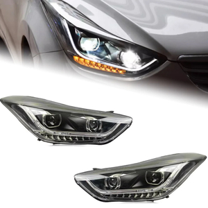 AKD Car Styling Head Lamp for Hyundai Elantra Headlights 2011-2016 Elantra MD LED Headlight DRL Hid Bi Xenon Auto Accessories