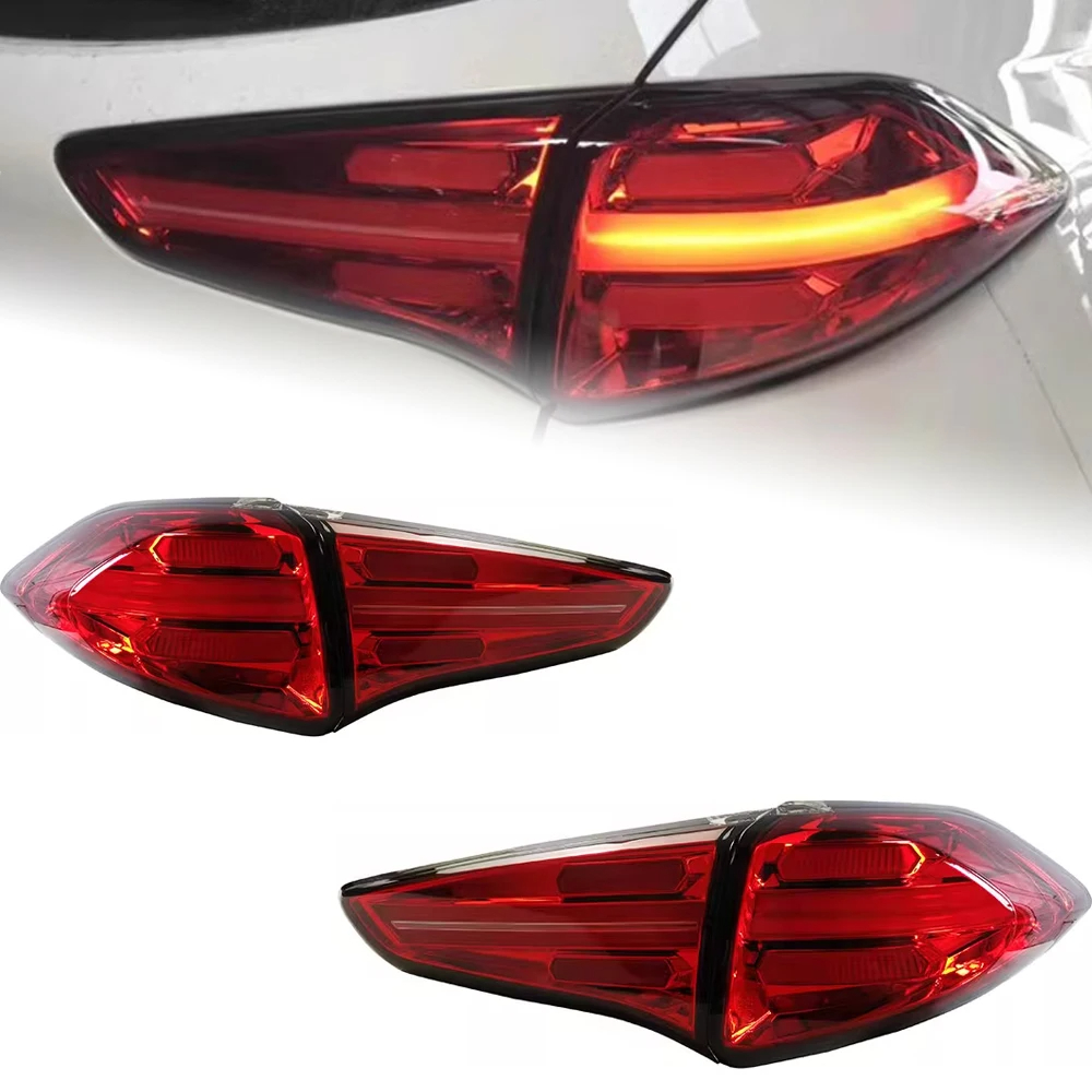 AKD Car Styling for Hyundai Tucson Tail Lights 2015-2018 New Tucson LED Tail Lamp LED DRL Signal Brake Reverse auto Accessories