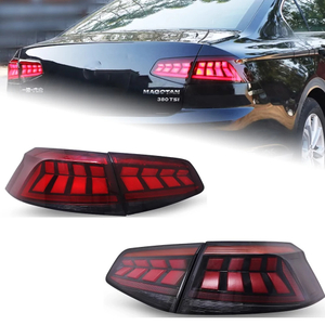 AKD Car Styling for VW Passat B8 Tail Light 2015-2019 Passat Europe LED Tail Lamp LED DRL Dynami Signal Brake Reverse auto Accessories