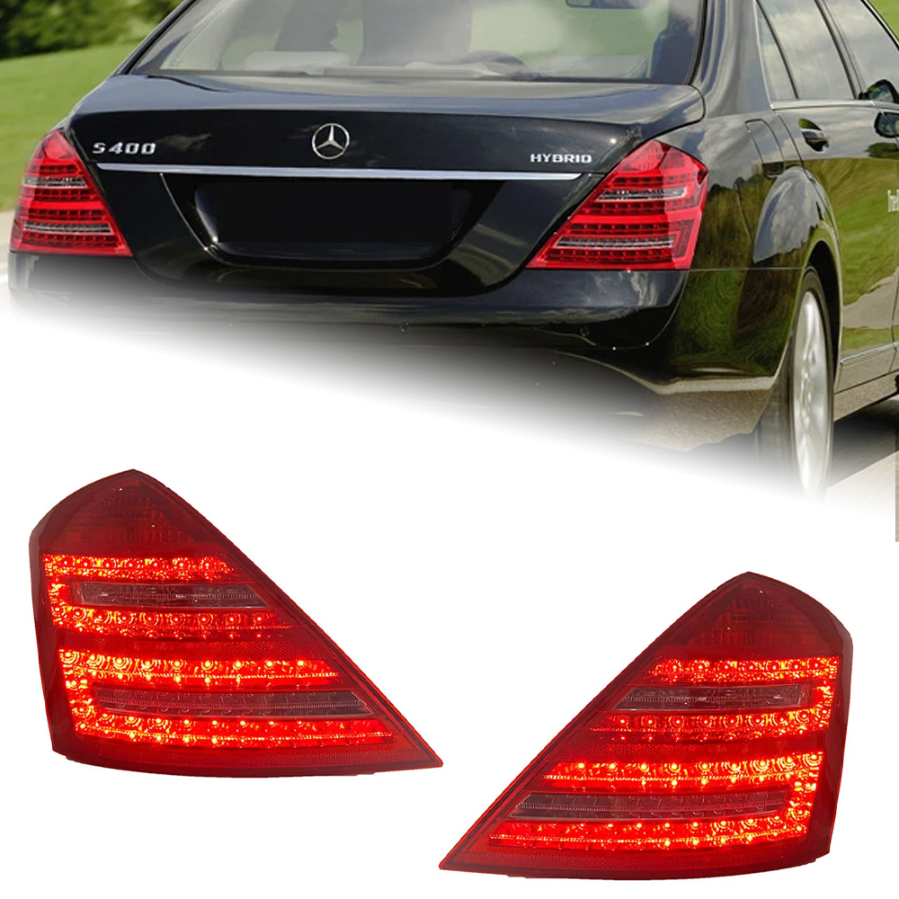 AKD Car Styling Tail Lamp for Benz W221 Tail Lights 2006-2012 S300 S350 S400 LED Tail Light DRL Dynamic Signal Lamp Auto Accessories