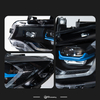 AKD Suitable for BMW F32 modified dual-color golden eye laser lens spoon headlight assembly