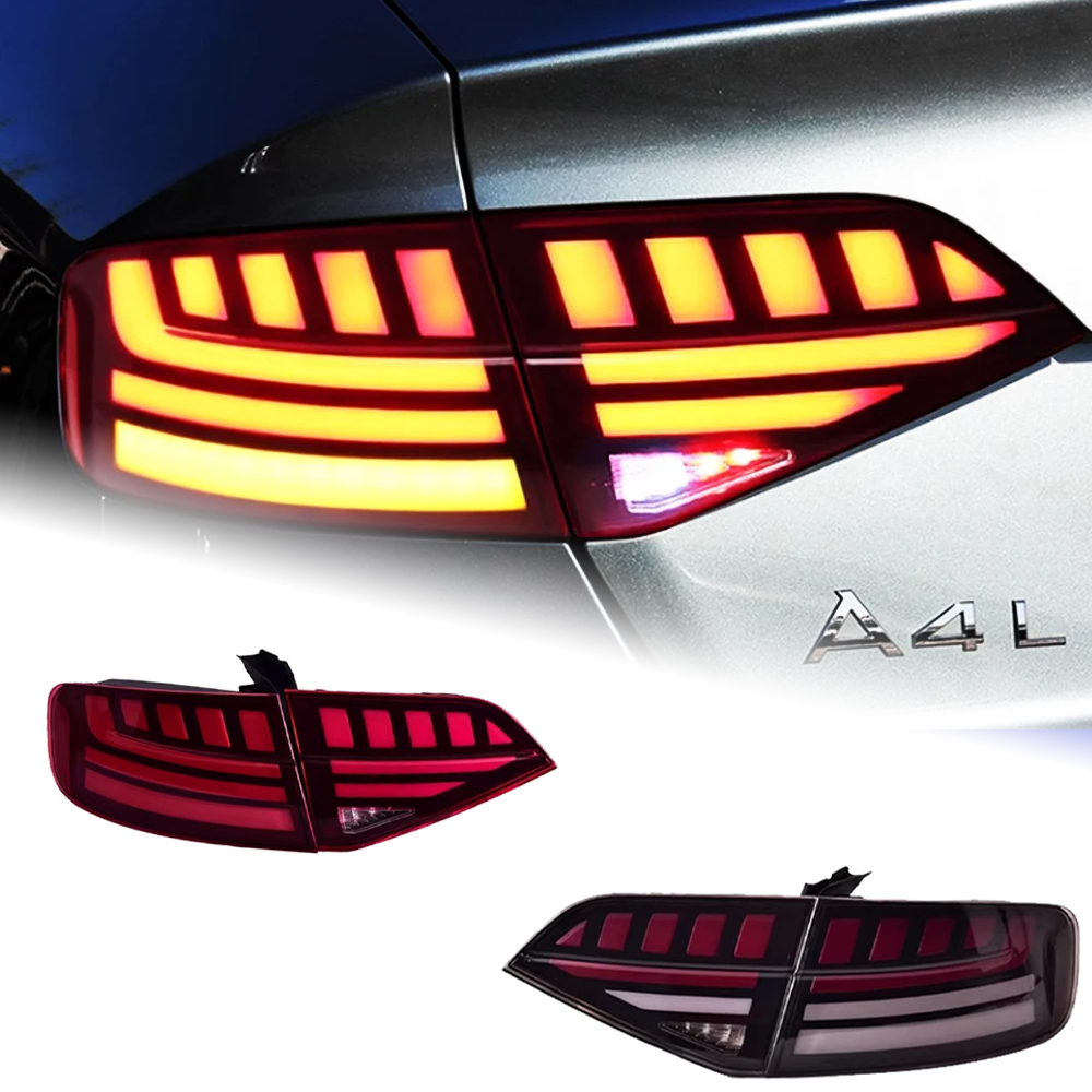 AKD Tail Lamp for Audi A4 B8 LED Tail Light 2009-2012 A4L Rear Fog Brake Turn Signal Automotive Accessories