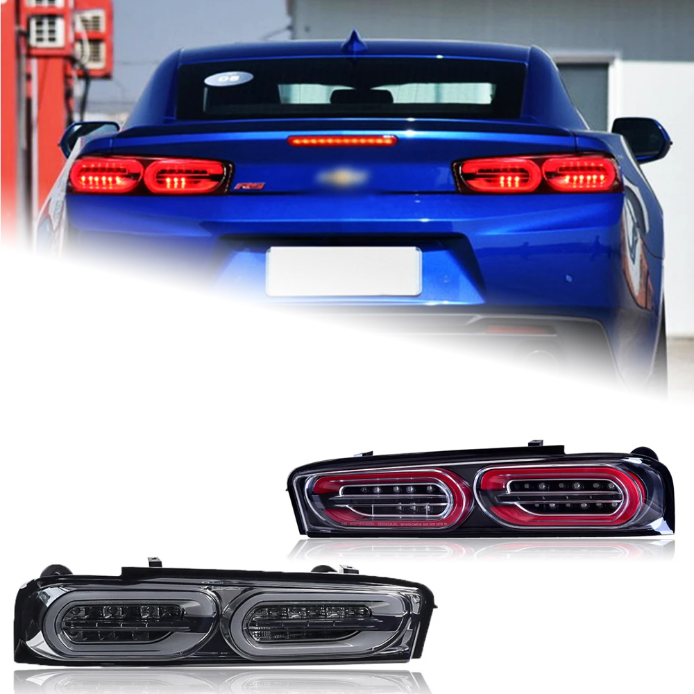 AKD Car Styling Tail Lamp for Camaro LED Tail Light 2016-2020 Camaro Dynamic Signal Tail Lights DRL Brake Reverse auto Accessories