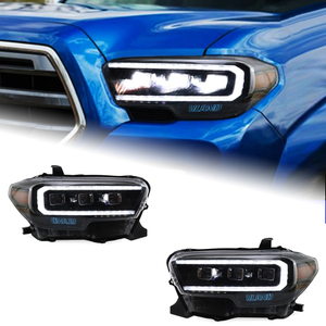 AKD Head Lamp for Toyota Tacoma LED Headlight 2015-2020 Headlights Tacoma DRL Turn Signal High Beam Angel Eye Projector Lens