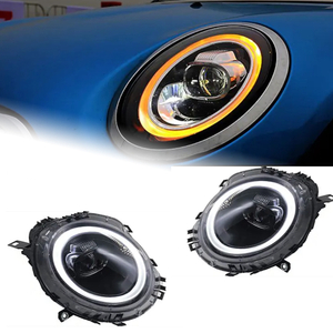 AKD Car Accessories Head Lamp for MINI R55 Headlights 2007-2013 R56 LED Headlight R57 Cooper DRL LED Projector Beam